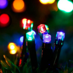 Guirnalda Cadena Luz 180 Led Azul Solar Con Panel 20 Mts 621 - Imagen 10