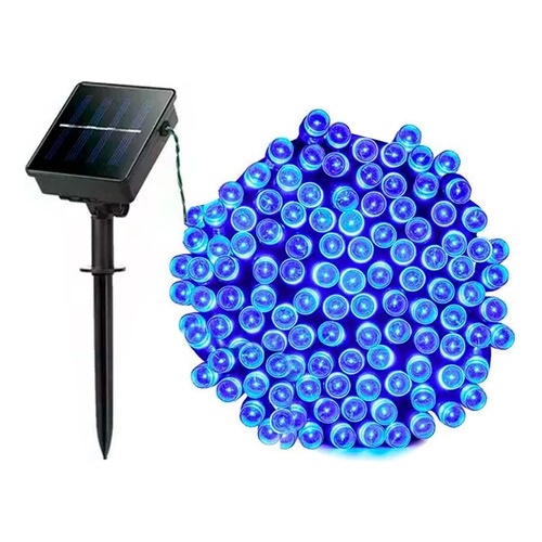 Guirnalda con 180 luces LED azules 621