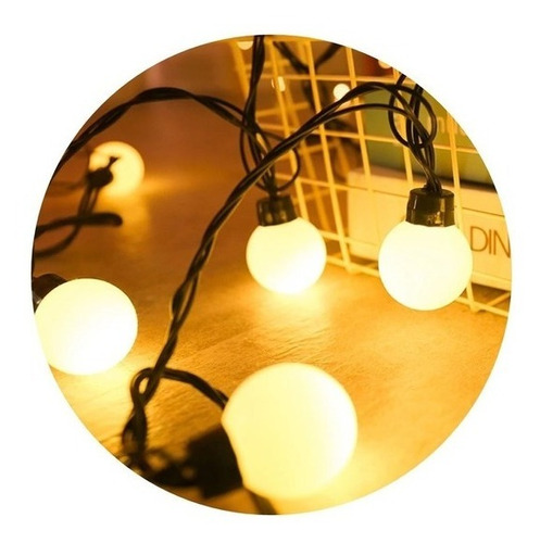Guirnalda LED 20 focos luces LED solar 5 metros - Image 8