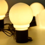 Guirnalda LED 20 focos luces LED solar 5 metros - Image 2