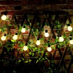 Guirnalda LED 20 focos luces LED solar 5 metros - Image 6