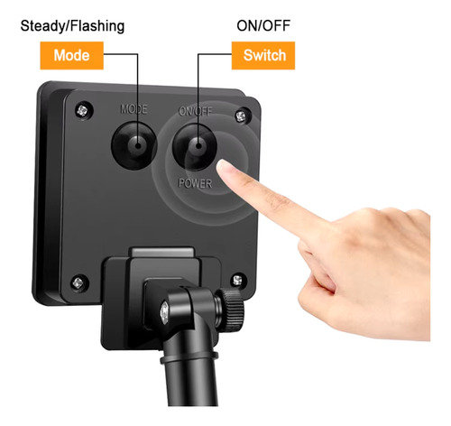 Guirnalda LED 20 focos luces LED solar 5 metros - Image 5