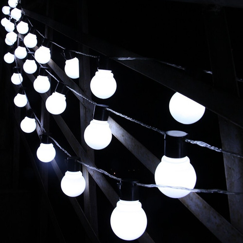 Guirnalda Carga Solar 20 Led Blanco Frio Cerveceria - Image 3