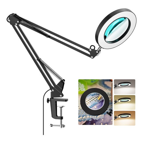 Lámpara LED con lupa Mt332