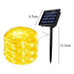 Manguera Led Guirnalda Calido Con Panel Solar 10 Mts 24235 - Image 7