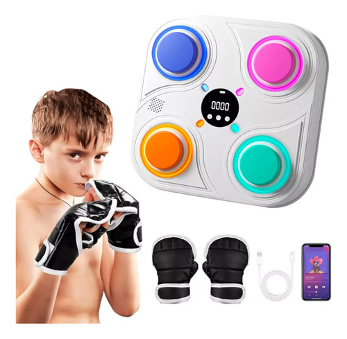 Máquina de boxeo y guantes con música 1210 - Image 8