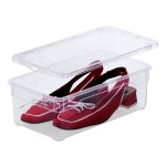 Caja transparente organizador de zapatos colombraro