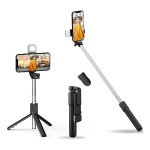 Palo Selfie Tripode Celular Bluetooth Con Luz Flash R1s - Image 3