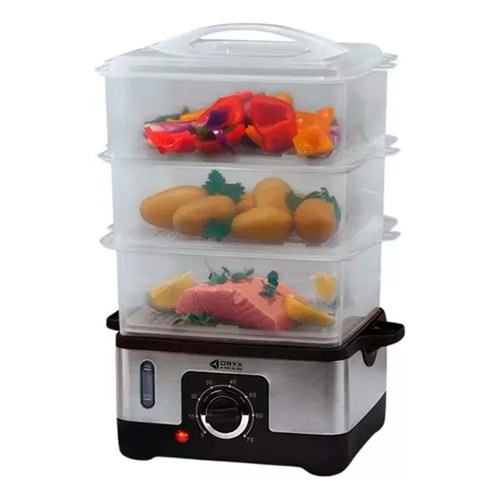 Vaporera Electrica 3 Niveles 950w A 220v De Cocina Or-1162s