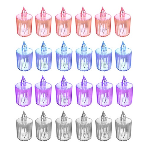 Velas transparentes LED X24