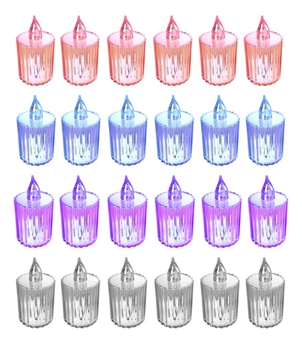 Velas transparentes LED X24