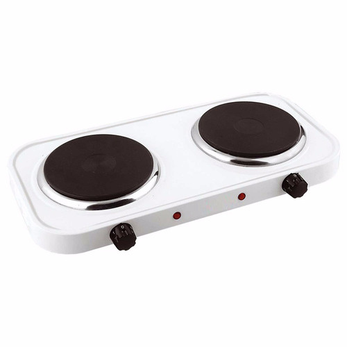 Anafe Electrico De 2 Hornallas De 2000w Mega Express 220v