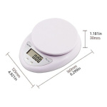 Balanza De Cocina Digital Con Bowl A Pila Qz-161 5000 G - Image 6