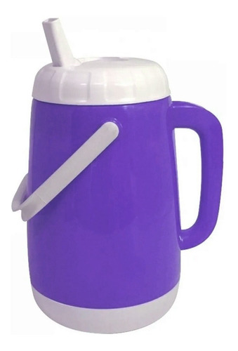 Bidon Termo 2 Lts Pico Chupador Para Viaje Camping Friocalor - Imagen 20