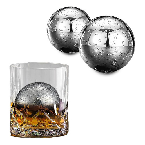 Bolas de hielo de acero X 2 Mt09480