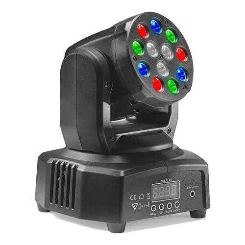 Cabezal Movil 12 Leds Audioritmico Dmx Pura Potencia Ideal Dj