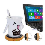 Calentador De Tazas Forma Rosquilla Usb 8w Donut Cup Warmer – zoom detalle