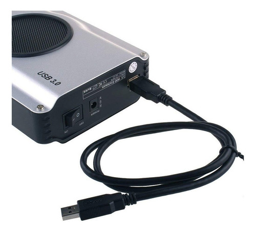 Case Para Disco Rigido Sata 3.5 Externo A Usb 3.0 Aluminio,
