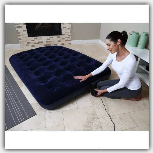 Colchon Inflable 2 Plazas Aterciopelado 191 X 137 20256 - Image 3