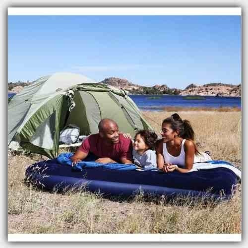 Colchon Inflable 2 Plazas Aterciopelado 191 X 137 20256 - Image 7