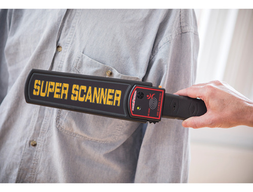 Detector De Metales Recargable Scanner A Batería – vista lateral