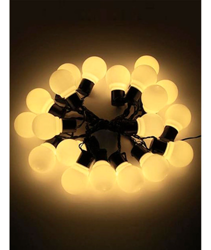 Guirnalda Calida Bolas Led 10 Mts Intemperie Terraza Patio - Imagen 7