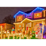 Guirnalda LED RGB multicolor para decoración de navidad 40 mts 220v - Image 5