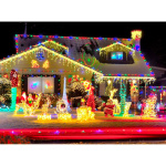Guirnalda LED RGB multicolor para decoración de navidad 40 mts 220v - Image 4