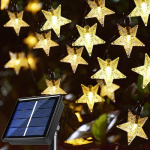 Guirnalda 30 luces LED estrellas solar 15318 - Imagen 7