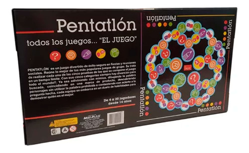 Juego Mesa Pentatlon Hogar Todos Los Juegos 5 Categorias - Image 2