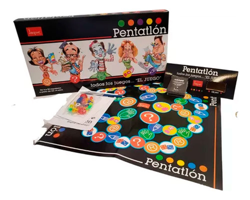Juego Mesa Pentatlon Hogar Todos Los Juegos 5 Categorias - Image 3
