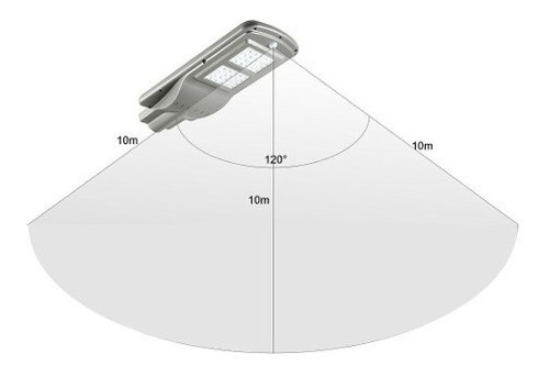 Lampara 40 Led Solar Panel Y Sensor Movimiento 40w L081 - Image 5