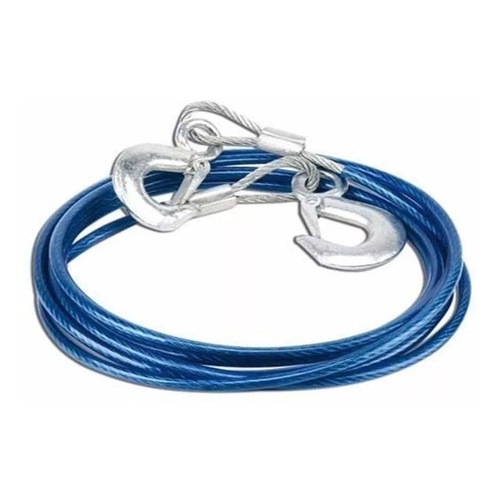 Linga Remolque Acero Con Ganchos 5000 Kg 4 Metros 8mm Azul