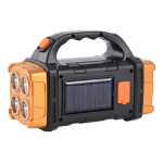 Linterna de mano portátil con base de carga y panel solar El481 - Image 6