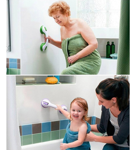 Manija de seguridad con ventosa para baños - Imagen 2
