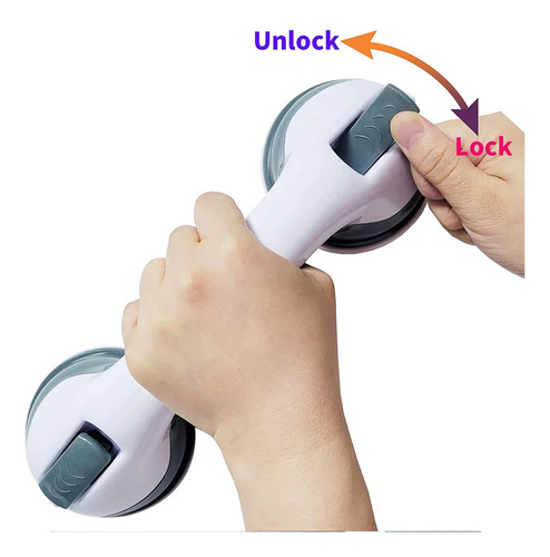 Manija de seguridad con ventosa para baños - Imagen 7