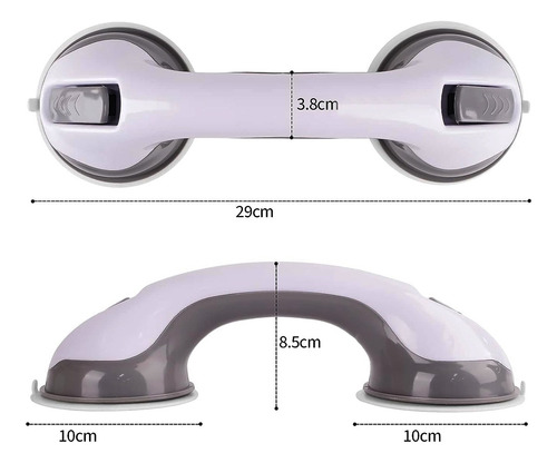 Manija de seguridad con ventosa para baños - Imagen 5