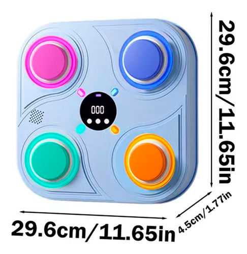 Máquina de boxeo y guantes con música 1210 - Image 10