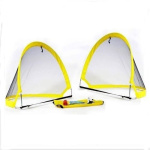 Mini Arcos Futbol Plegables Con Pelota De 80x60 Cm - Set X 2
