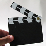 Mini Pizarra Claqueta De Cine Pelicula - Pack X 10 U – vista lateral