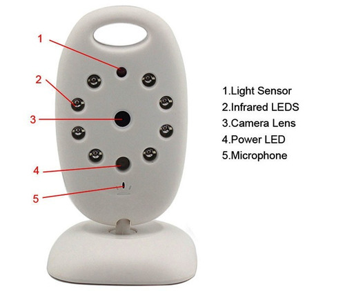 Monitor Digital Video Baby Para Controlar Bebe Noche - Imagen 4