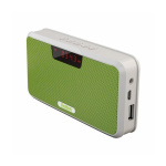 Parlante Grabador Multimedia Recargable Bluetooth E300 – vista posterior
