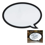 Pizarra Led Con Forma Burbuja De Dialogo A Pilas 21x15 Cm