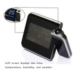 Reloj Proyector Despertador Hora Digital Lcd Ds-8190 Alarma – vista superior