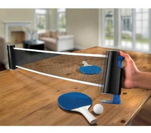 Set Ping Pong Red Retractil + 2 Paletas + 3 Pelotas Juego - Image 8