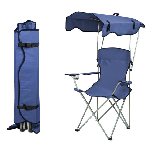 Silla plegable con techo y apoya brazos 2777