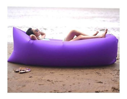 Sillon sofa inflable grand bag reposera playa parque nieve - Imagen 15