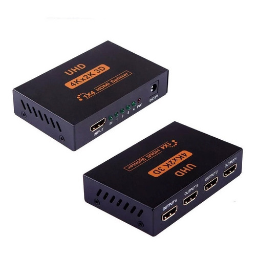 Splitter 1x4 Hdmi Amplificador 1080p 4k 3d Divisor