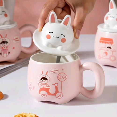 Taza cerámica de conejo Mt09490 - Imagen 6