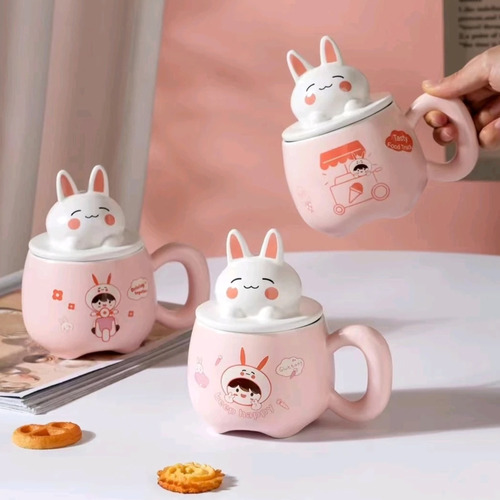 Taza cerámica de conejo Mt09490 - Imagen 2
